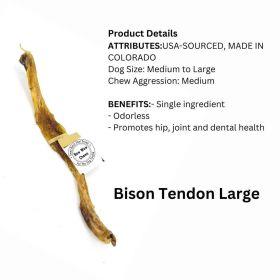 Colorado Bison Tendon Chew - Artisan Canine Treats