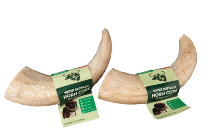 Water Buffalo Horn Core Chews - 100% Natural, High Protein Dental Treats for Dogs