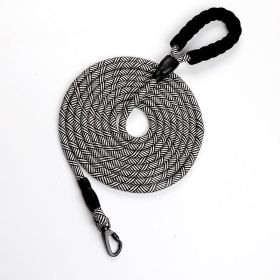 Durable 4.5M Nylon Dog Leash - Explore The Great Outdoors With Your Pup! (Color: Grey, size: 450X1.2Cm)