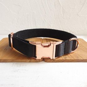 Midnight Shadow Dog Collar (Color: Black, size: S)