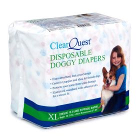 CQ Large Disposable Dog Diapers (Pack Of: 1, size: small)