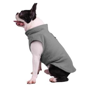 Luxury Pawsome Comfort Pet Dog Coat (Color: Grey, size: M)