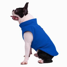 Luxury Pawsome Comfort Pet Dog Coat (Color: Navy Blue, size: L)