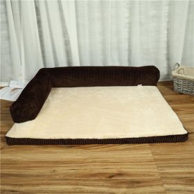 Cozycord Pet Lounger (Style-Size: Bilateral-Xl, Color: Coffee)