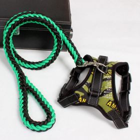 Ultimate Comfort Dog Harness (Color: Green, size: M)