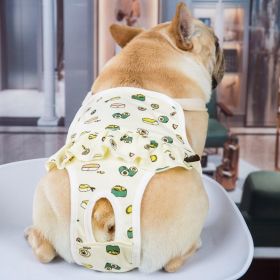 Comfortfit Anti-Harassment Pug Physiological Pants (Color: Yellow, size: S)