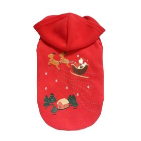 Cozy Cotton Dog Christmas Sweater - Festive Attire For Your Furry Friend (Color: Gold, size: Xl)