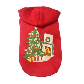 Cozy Cotton Dog Christmas Sweater - Festive Attire For Your Furry Friend (Color: Red, size: Xl)