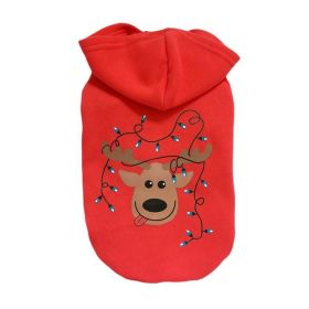 Cozy Cotton Dog Christmas Sweater - Festive Attire For Your Furry Friend (Color: Coffee, size: L)