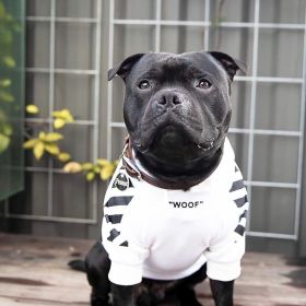 Cozy Canine Cotton Sweater With Extra Warmth (Color: White, size: L)