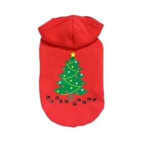 Cozy Cotton Dog Christmas Sweater - Festive Attire For Your Furry Friend (Color: White, size: M)