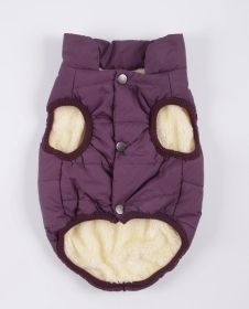Cozycanine Waterproof Pet Jacket: Stylish Outdoor Attire For Your Furry Friend (Color: Purple, size: Xl)