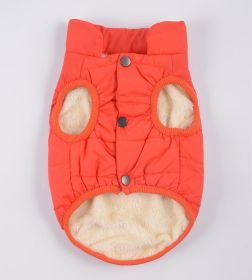 Cozycanine Waterproof Pet Jacket: Stylish Outdoor Attire For Your Furry Friend (Color: Orange, size: Xl)