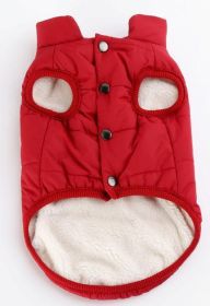 Cozycanine Waterproof Pet Jacket: Stylish Outdoor Attire For Your Furry Friend (Color: Red, size: Xs)