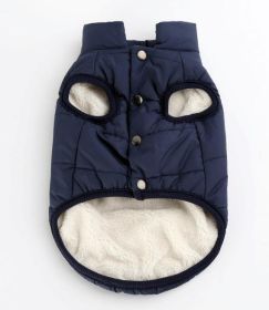 Cozycanine Waterproof Pet Jacket: Stylish Outdoor Attire For Your Furry Friend (Color: Navy Blue, size: 3Xl)