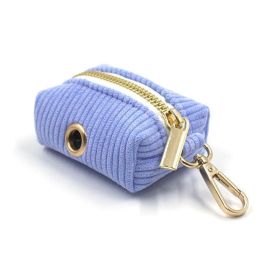 Cute Velvet Pet Waste Bag - Stylish And Practical Dog Poop Bag (Color: Violet, size: One Size)