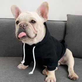 Cozy Canine Fleece Hoodie: Stylish Comfort For Your Furry Friend (Color: Black, size: 4Xl)
